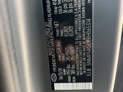 Used 2024 Hyundai Santa Fe Calligraphy FWD image 15