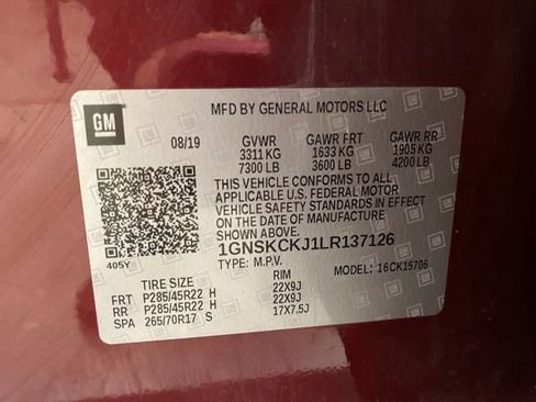Used 2020 Chevrolet Tahoe Premier w/ Premier Plus Edition AWD/4WD image 40