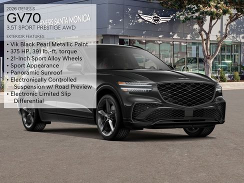 New 2026 Genesis GV70 3.5T Sport Prestige image 3