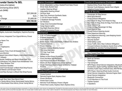 Used 2026 Hyundai Santa Fe SEL FWD image 47
