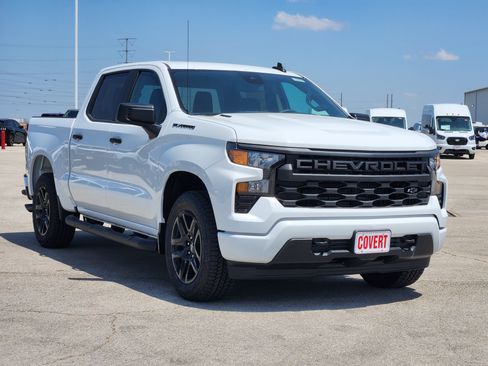 New 2026 Chevrolet Silverado 1500 Custom w/ Turbomax Blackout Package RWD image 2