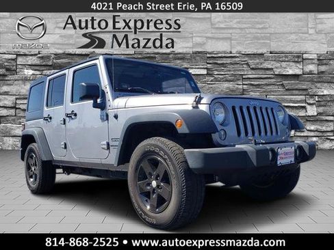 Used 2016 Jeep Wrangler Unlimited Sport w/ Quick Order Package 24S AWD/4WD image 1