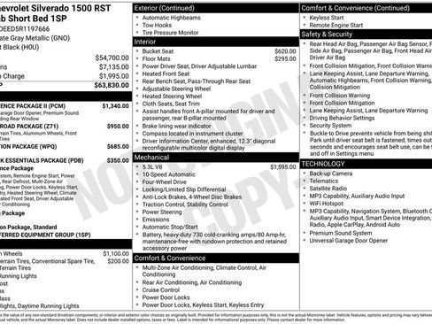 Used 2024 Chevrolet Silverado 1500 RST w/ Convenience Package II AWD/4WD image 22