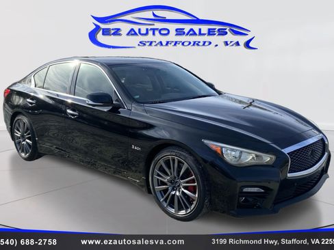 Used 2017 INFINITI Q50 Red Sport 400 image 3