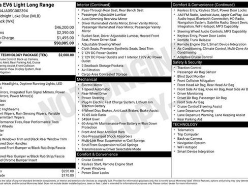 New 2025 Kia EV6 Light w/ Light LR Technology Package image 28