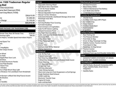 Used 2016 RAM 1500 Tradesman image 17