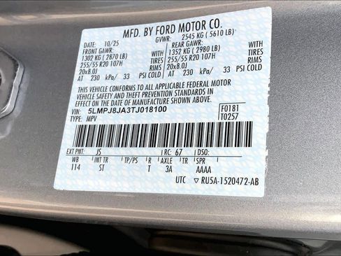 New 2026 Lincoln Nautilus Premier w/ Jet Appearance Package image 21