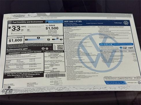 New 2025 Volkswagen Jetta SEL image 20