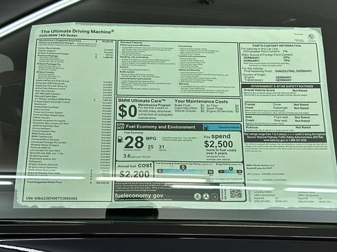 New 2026 BMW 740i w/ Premium Package image 29