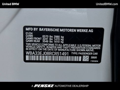 Used 2024 BMW 760i xDrive AWD/4WD image 15