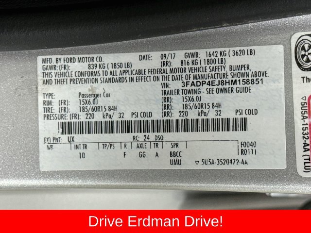 Used 2017 Ford Fiesta SE FWD image 31