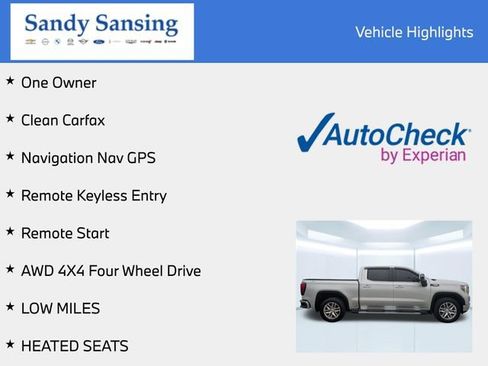 Used 2021 GMC Sierra 1500 SLT w/ SLT Premium Plus Package AWD/4WD image 7