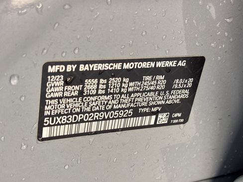 Certified 2024 BMW X3 M40i w/ Parking Assistance Package image 18