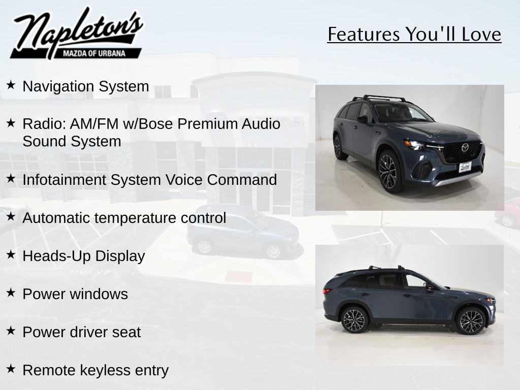 New 2025 MAZDA CX-70 Plug-In Hybrid w/ Premium Pkg AWD/4WD image 7