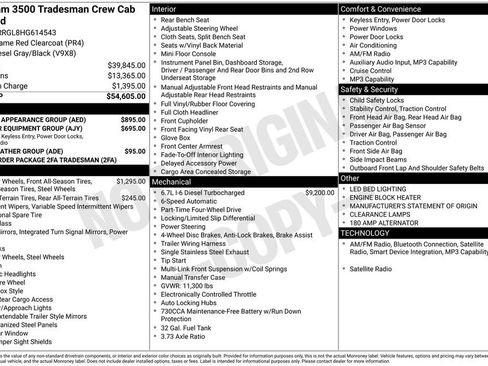 Used 2017 RAM 3500 Tradesman w/ Chrome Appearance Group image 4