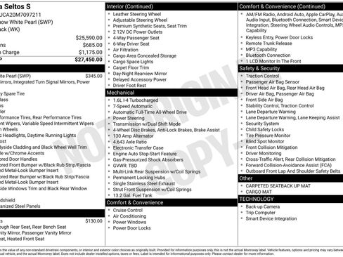 Used 2021 Kia Seltos S image 4