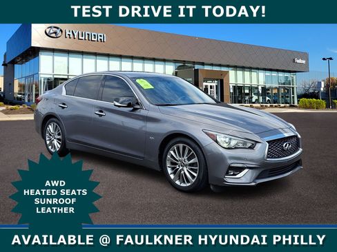 Used 2019 INFINITI Q50 Luxe w/ Essential Package (3.0T Luxe) AWD/4WD image 1