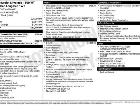 Used 2018 Chevrolet Silverado 1500 W/T w/ WT Fleet Convenience Package image 5