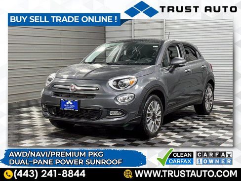 Used 2018 FIAT 500X Lounge w/ Lounge Premium Package (AWD) image 1