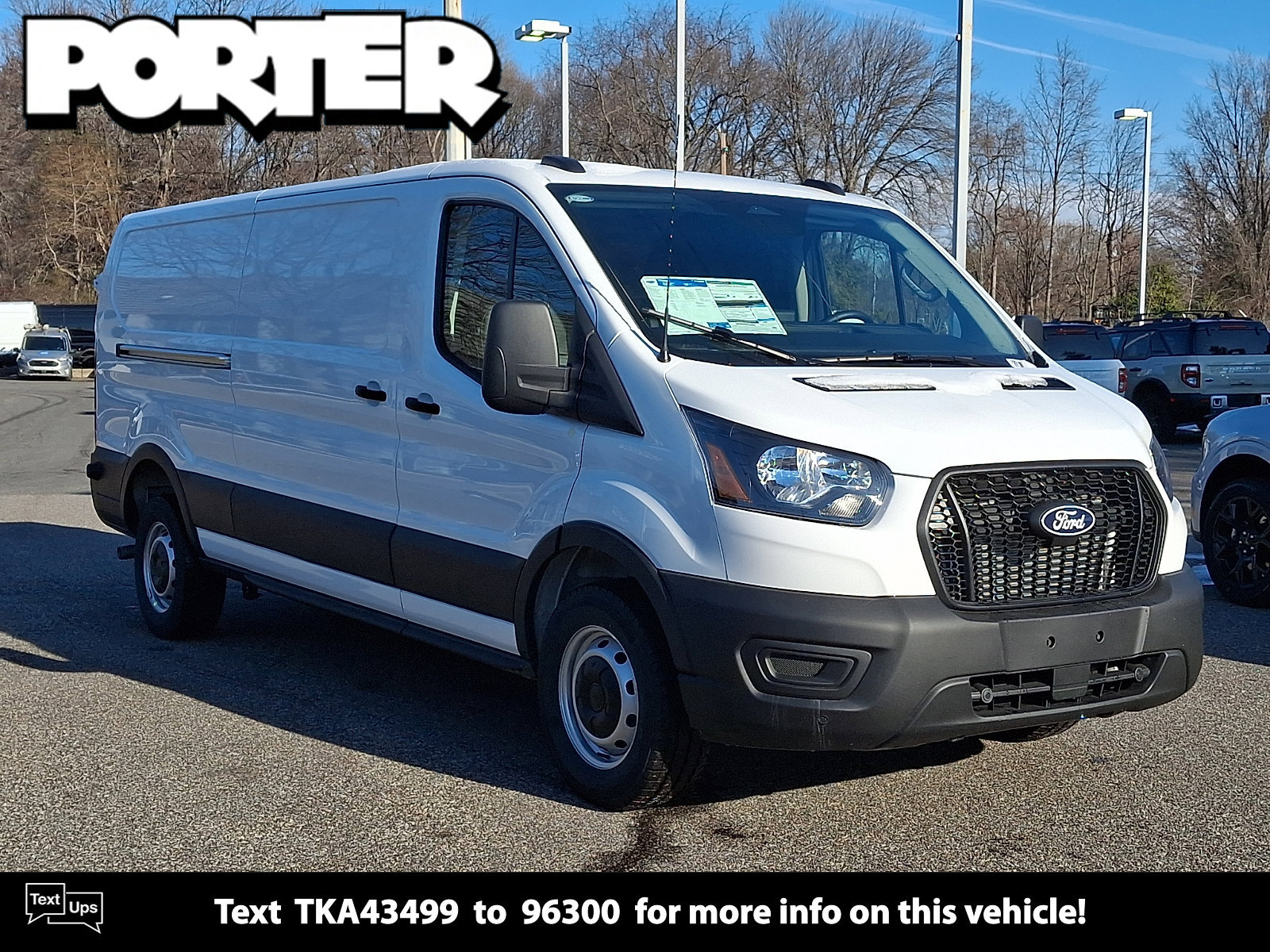 New 2026 Ford Transit 150 Low Roof w/ Load Area Protection Package RWD image 1
