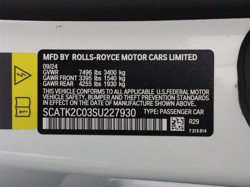 New 2025 Rolls-Royce Spectre w/ Spectre Launch Package image 19