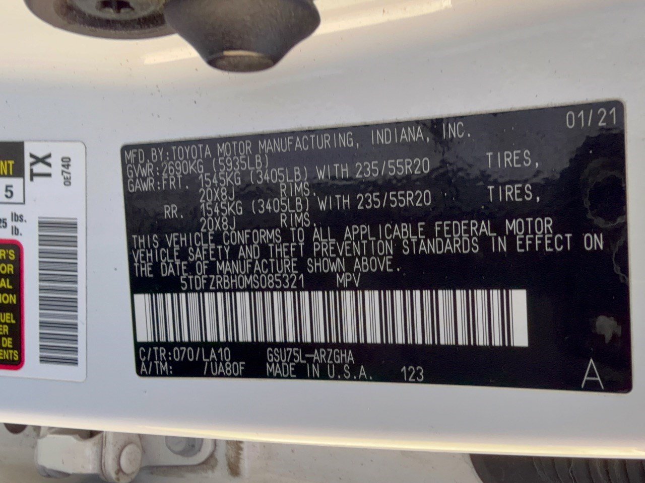 Used 2021 Toyota Highlander Platinum AWD/4WD image 35
