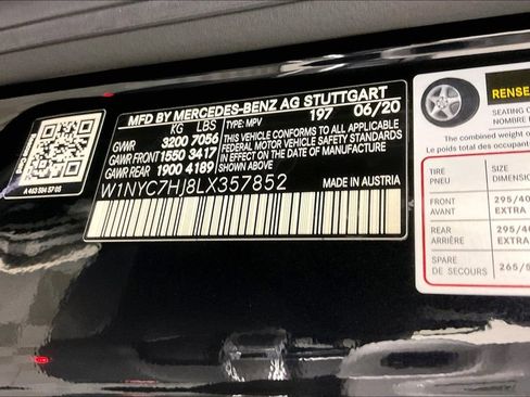 Certified 2020 Mercedes-Benz G 63 AMG G 63 AMG image 25