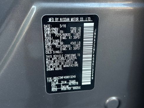 Used 2016 INFINITI QX80 2WD image 54