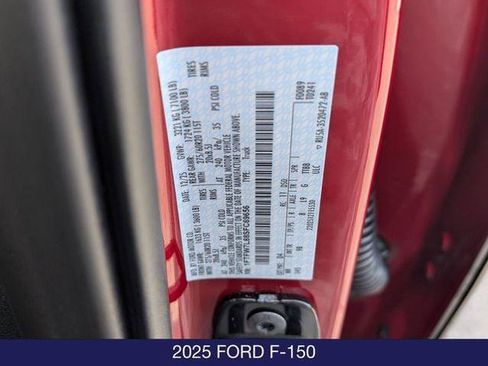 Certified 2025 Ford F150 Platinum w/ Equipment Group 702A High AWD/4WD image 29
