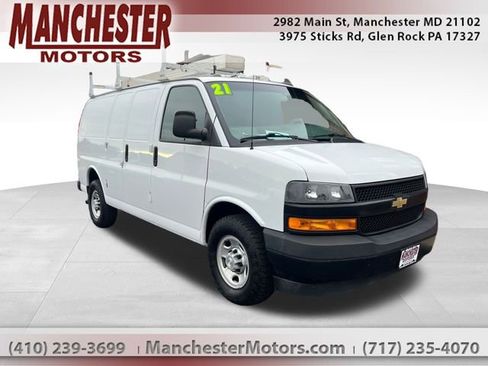 Used 2021 Chevrolet Express 2500 Work Van w/ Driver Convenience Package image 1