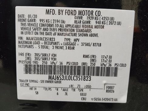 Used 2020 Ford EcoSport SES image 33