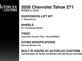 Used 2026 Chevrolet Tahoe Z71 w/ Comfort Package AWD/4WD video 2