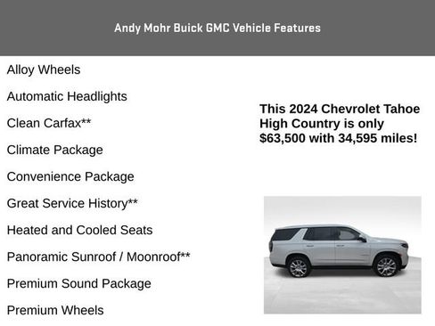 Used 2024 Chevrolet Tahoe High Country AWD/4WD image 8
