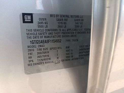 Used 2015 GMC Canyon 2WD Crew Cab w/ Convenience Package image 8