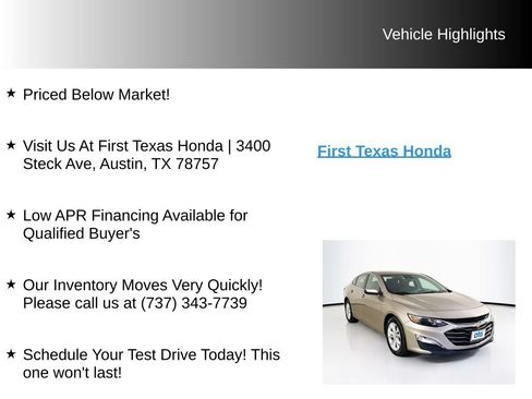 Used 2024 Chevrolet Malibu LT FWD image 9