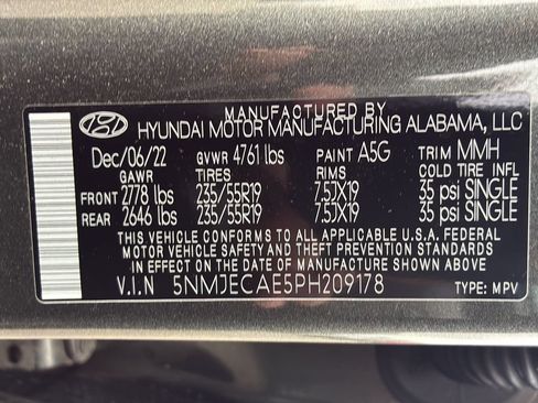 Used 2023 Hyundai Tucson Limited AWD/4WD image 38