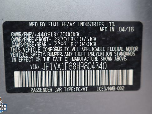 Used 2017 Subaru WRX Premium w/ Popular Package #1 AWD/4WD image 13