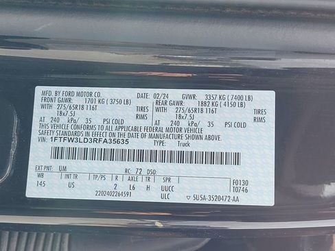Used 2024 Ford F150 XLT w/ Mobile Office Package AWD/4WD image 15