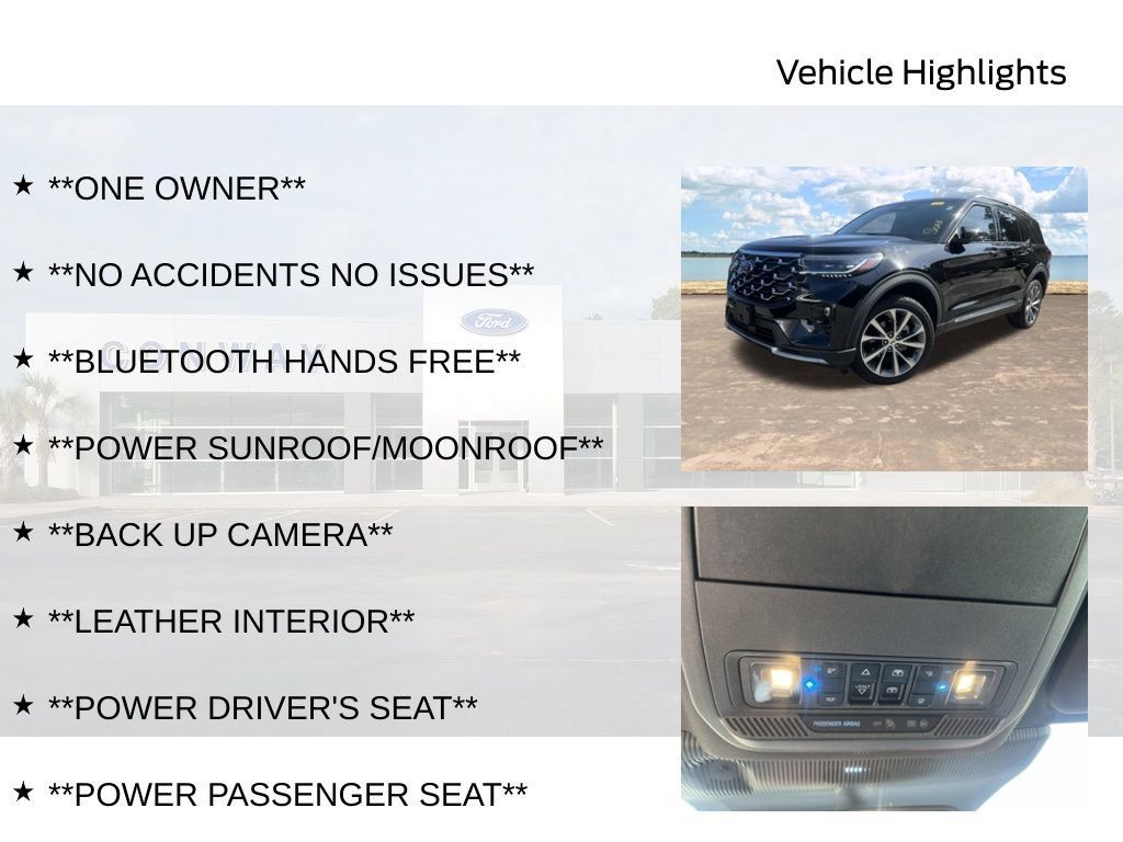 Used 2025 Ford Explorer Platinum w/ Ultimate Package AWD/4WD image 6
