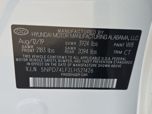Used 2020 Hyundai Elantra SE w/ Cargo Package (C1) FWD image 32