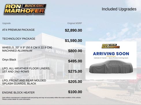 Used 2022 GMC Sierra 1500 AT4 w/ AT4 Premium Package AWD/4WD image 2