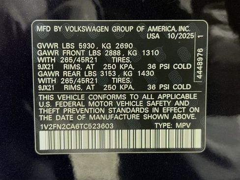 New 2026 Volkswagen Atlas SEL Premium R-Line image 35