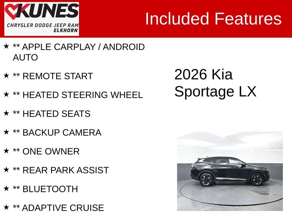 Used 2026 Kia Sportage LX FWD image 2