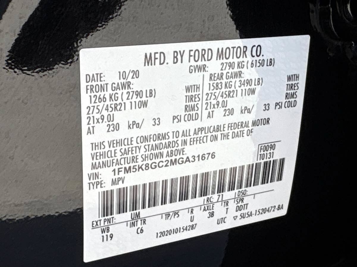 Used 2021 Ford Explorer ST w/ Equipment Group 401A AWD/4WD image 36