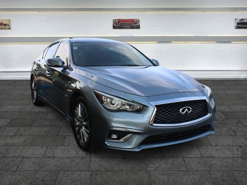 Used 2018 INFINITI Q50 Luxe w/ Essential Package (3.0T Luxe) RWD image 1