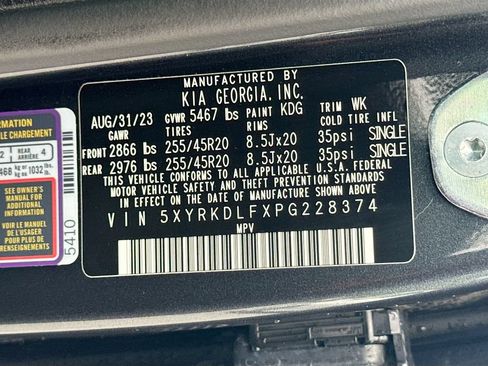 Certified 2023 Kia Sorento SX Prestige AWD/4WD image 36
