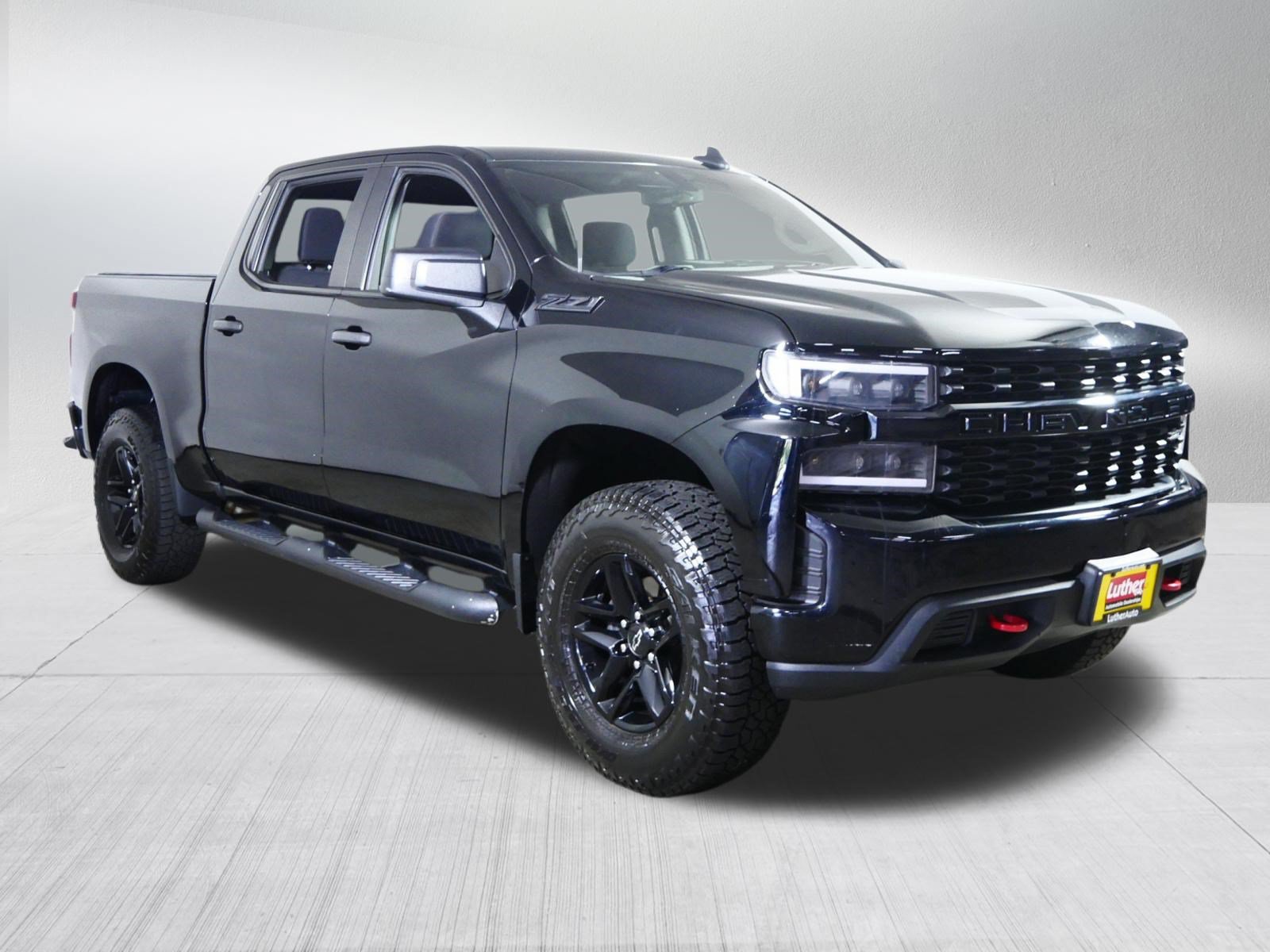 Used 2021 Chevrolet Silverado 1500 Custom Trail Boss w/ Midnight Edition AWD/4WD image 1