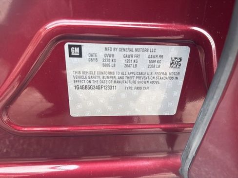 Used 2016 Buick LaCrosse Leather w/ Experience Buick Package image 14