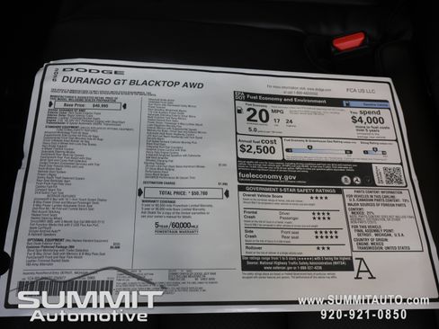 New 2026 Dodge Durango GT image 39