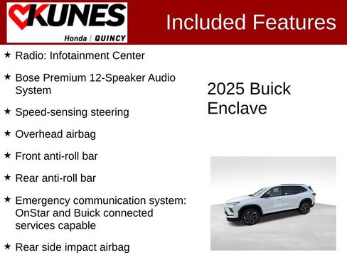Used 2025 Buick Enclave Sport Touring w/ LPO, Floor Liner Package AWD/4WD image 2